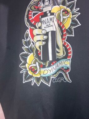 Black Zip-Up Sweater with Dynamic Spray Can Graphic (Jacob Doney)